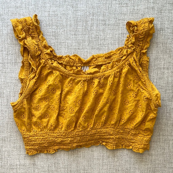 Live 4 Truth Eyelet Crop Top - Picture 1 of 4